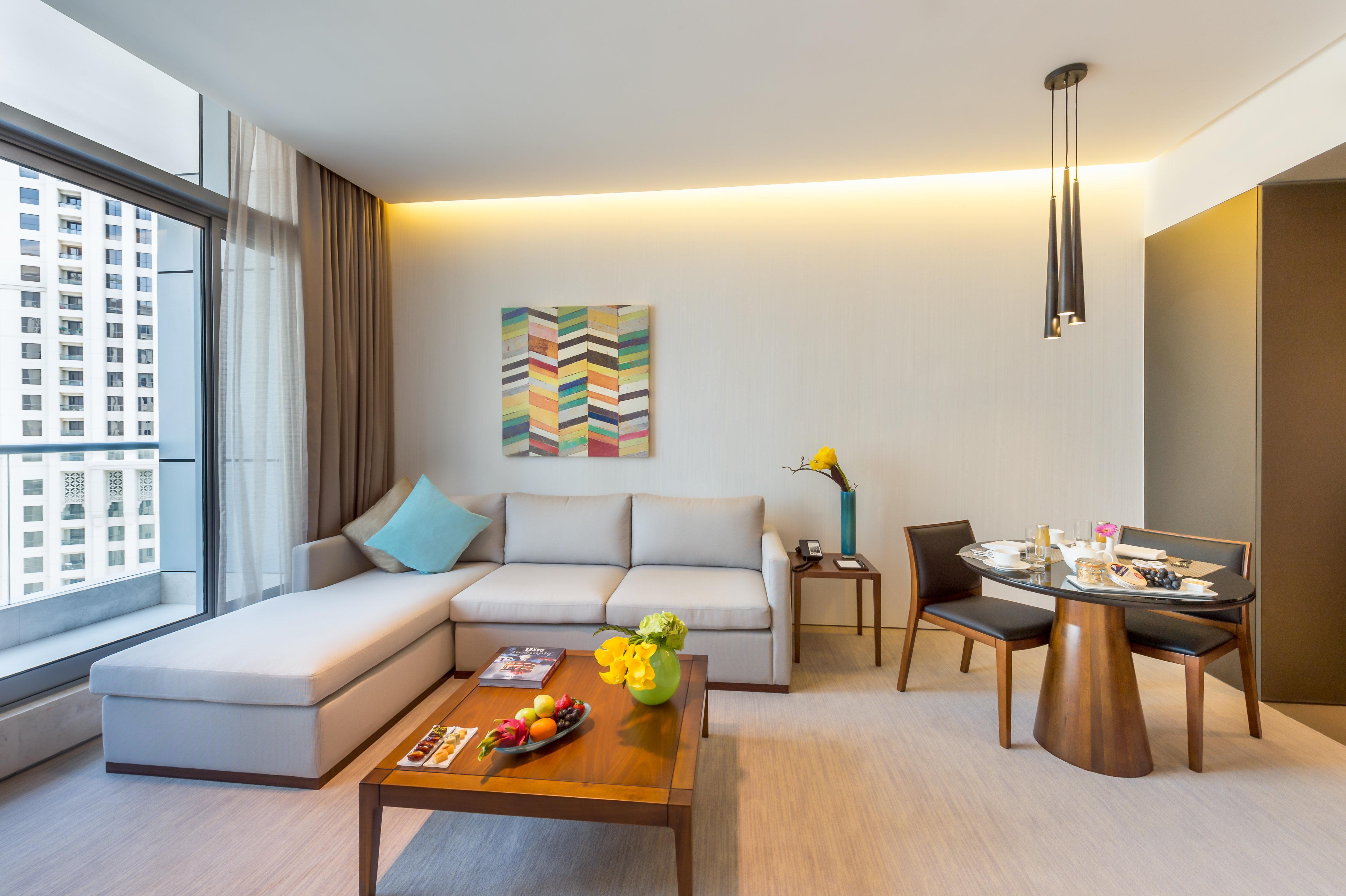 Intercontinental Dubai Marina By Ihg Hotel Kültér fotó A living room at the hotel