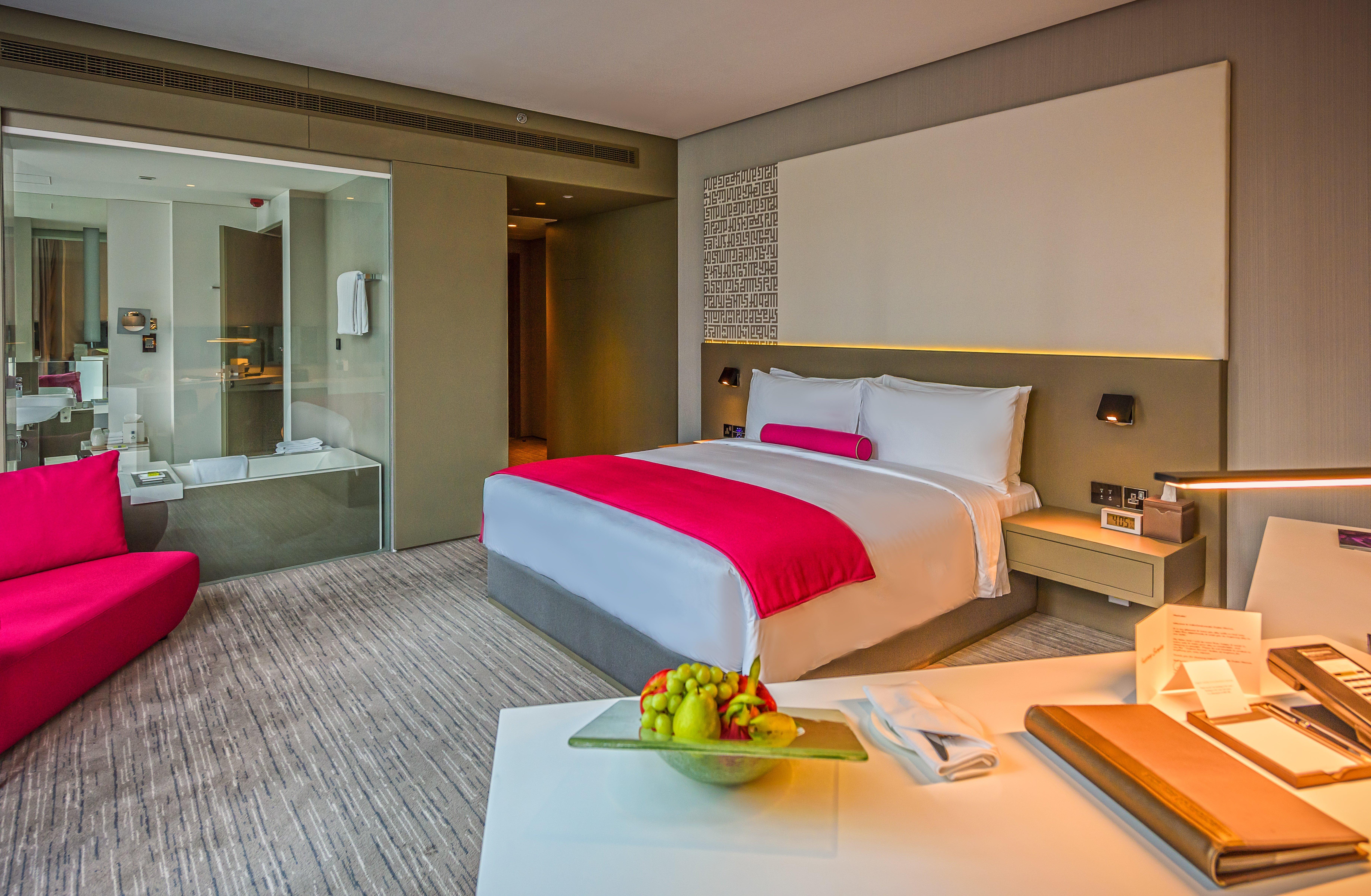 Intercontinental Dubai Marina By Ihg Hotel Kültér fotó A room at the hotel
