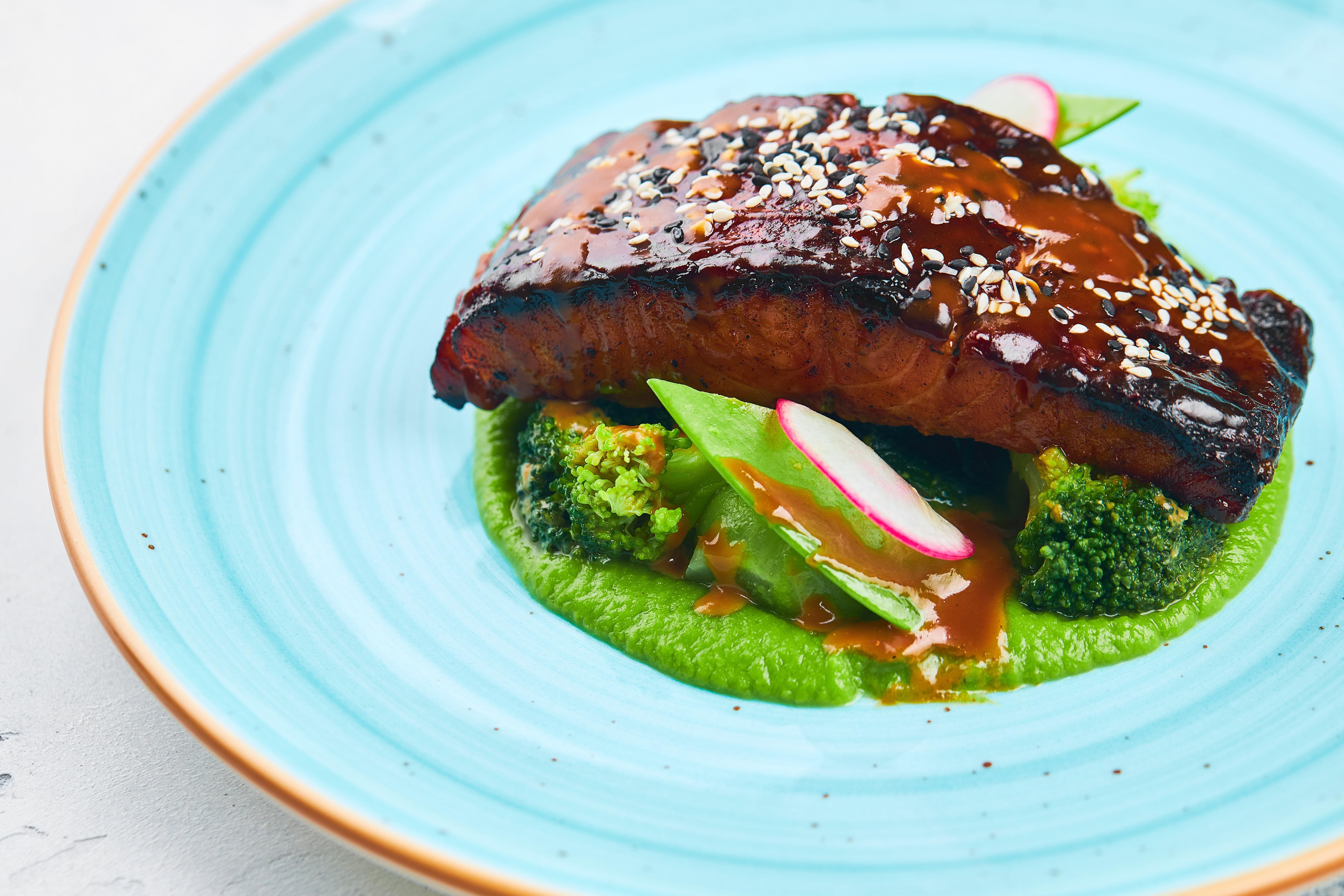 Intercontinental Dubai Marina By Ihg Hotel Kültér fotó Salmon teriyaki