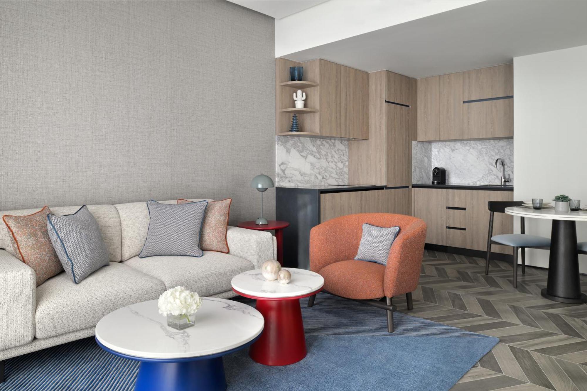 Intercontinental Dubai Marina By Ihg Hotel Kültér fotó A suite at the hotel